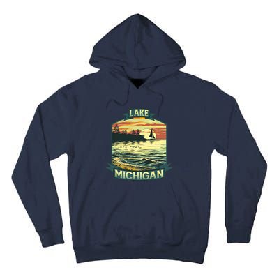 Lake Michigan Tall Hoodie