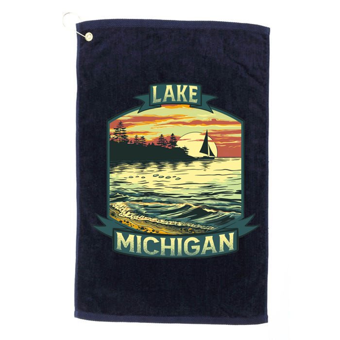 Lake Michigan Platinum Collection Golf Towel