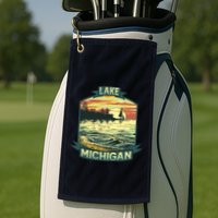 Lake Michigan Golf Towel
