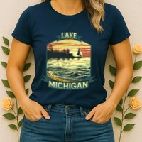 Lake Michigan Womens T-Shirt