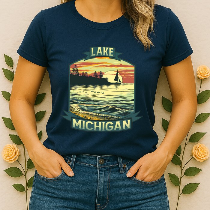 Lake Michigan Womens T-Shirt