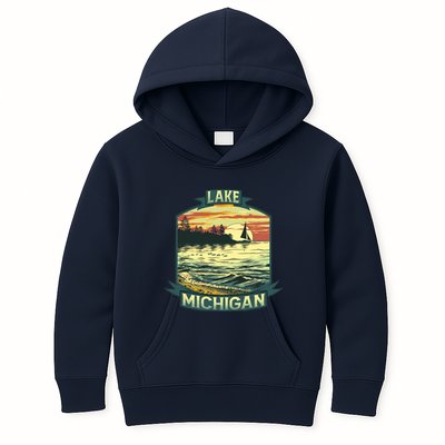 Lake Michigan Kids Hoodie