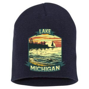 Lake Michigan Short Acrylic Beanie