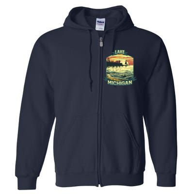 Lake Michigan Full Zip Hoodie