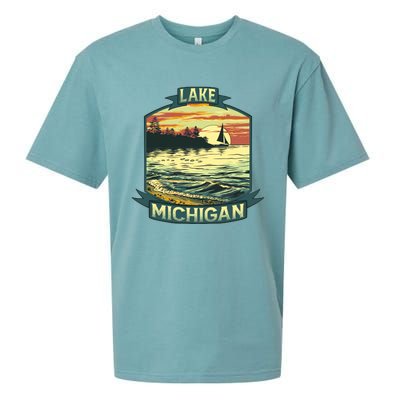 Lake Michigan Sueded Cloud Jersey T-Shirt