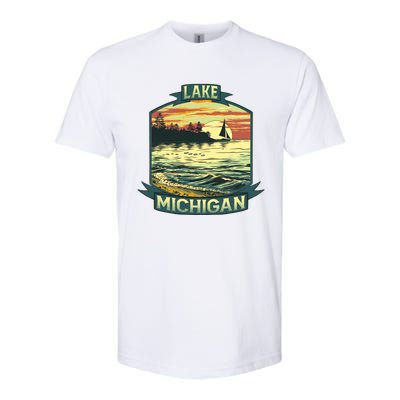 Lake Michigan Softstyle CVC T-Shirt