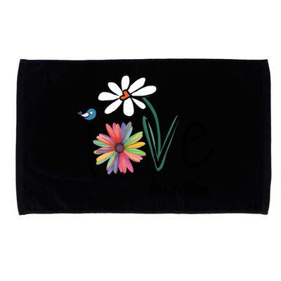 Love Mimi Life Art Flower Gift Microfiber Hand Towel