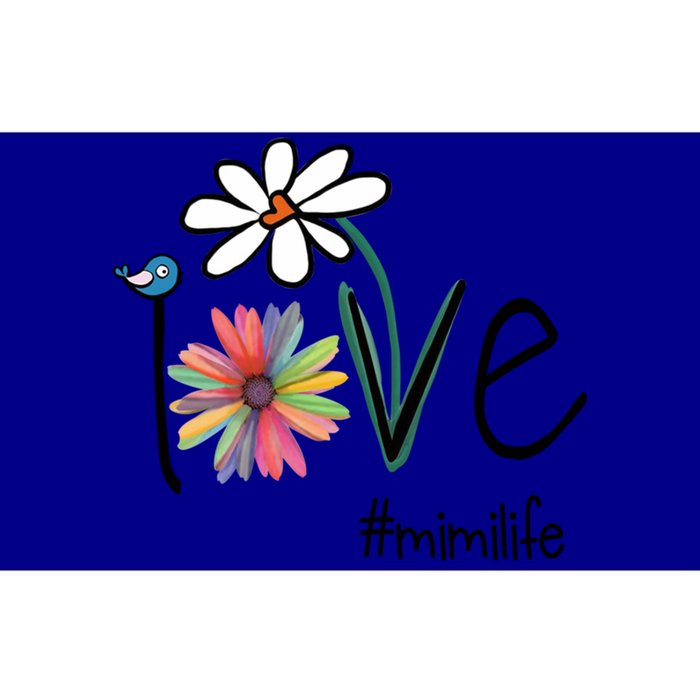 Love Mimi Life Art Flower Gift Bumper Sticker