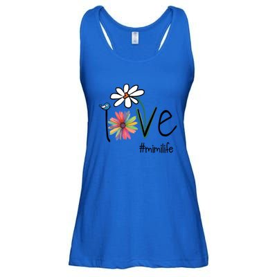 Love Mimi Life Art Flower Gift Ladies Essential Flowy Tank