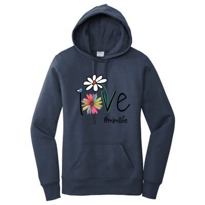 Love Mimi Life Art Flower Gift Women's Pullover Hoodie