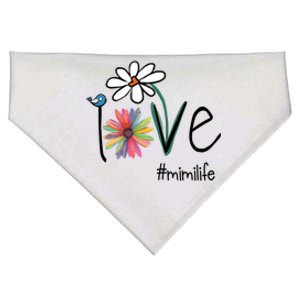 Love Mimi Life Art Flower Gift USA-Made Doggie Bandana