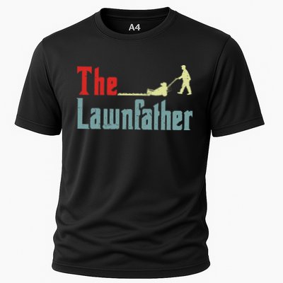 Lawn Mowing Lawnfather Mower Gardening Dad Father Day Gift Performance Shirt
