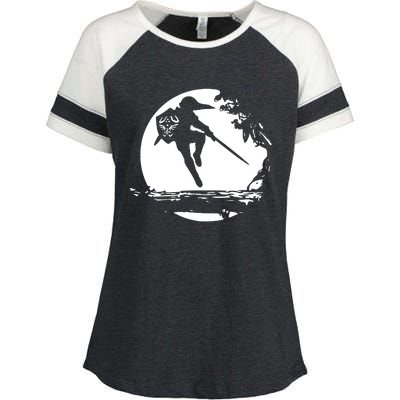 Link Moon Enza Ladies Jersey Colorblock Tee