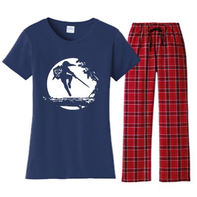 Link Moon Women's Flannel Pajama Set