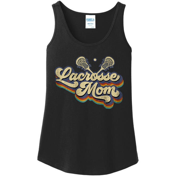 Lacrosse Mom Lacrosse Stick Sun Ladies Essential Tank