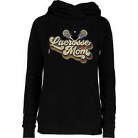 Lacrosse Mom Lacrosse Stick Sun Womens Funnel Neck Pullover Hood