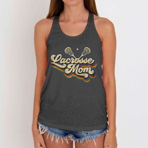 Lacrosse Mom Lacrosse Stick Sun Women's Knotted Racerback Tank