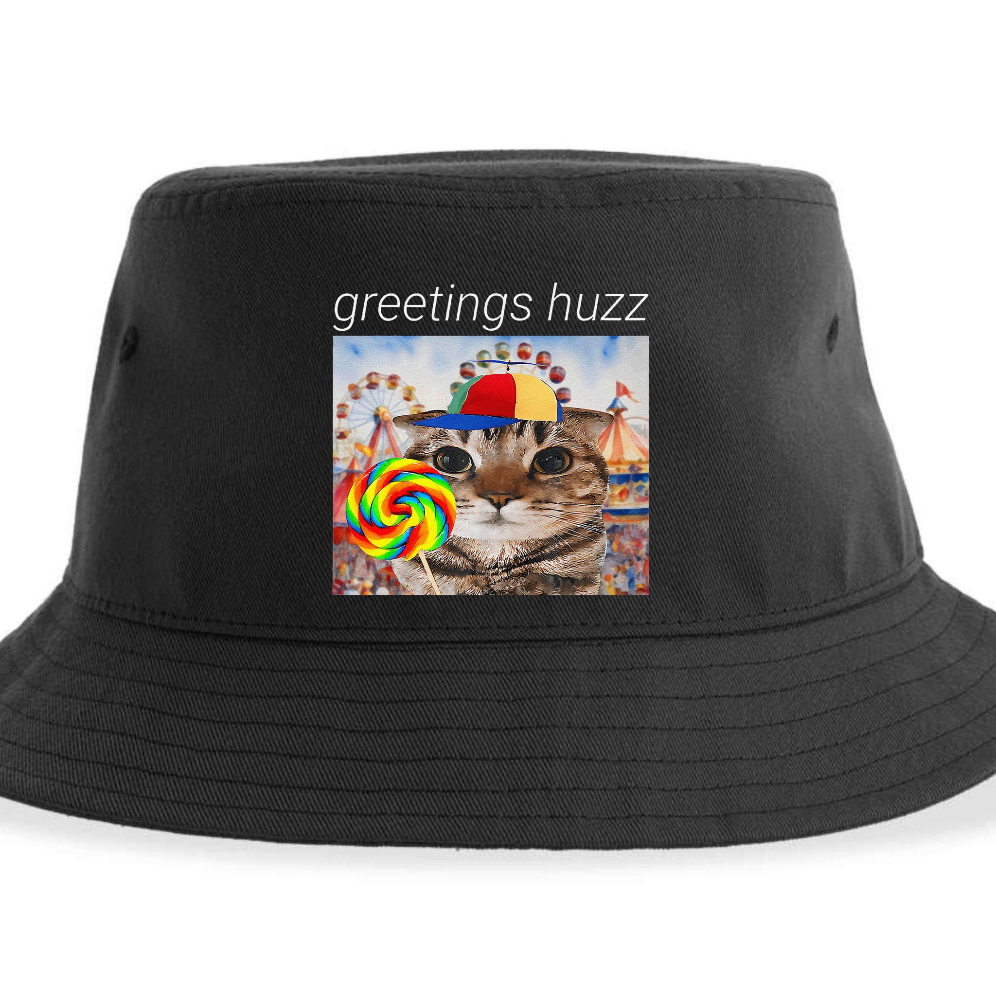 Lollipop Meme Sustainable Bucket Hat