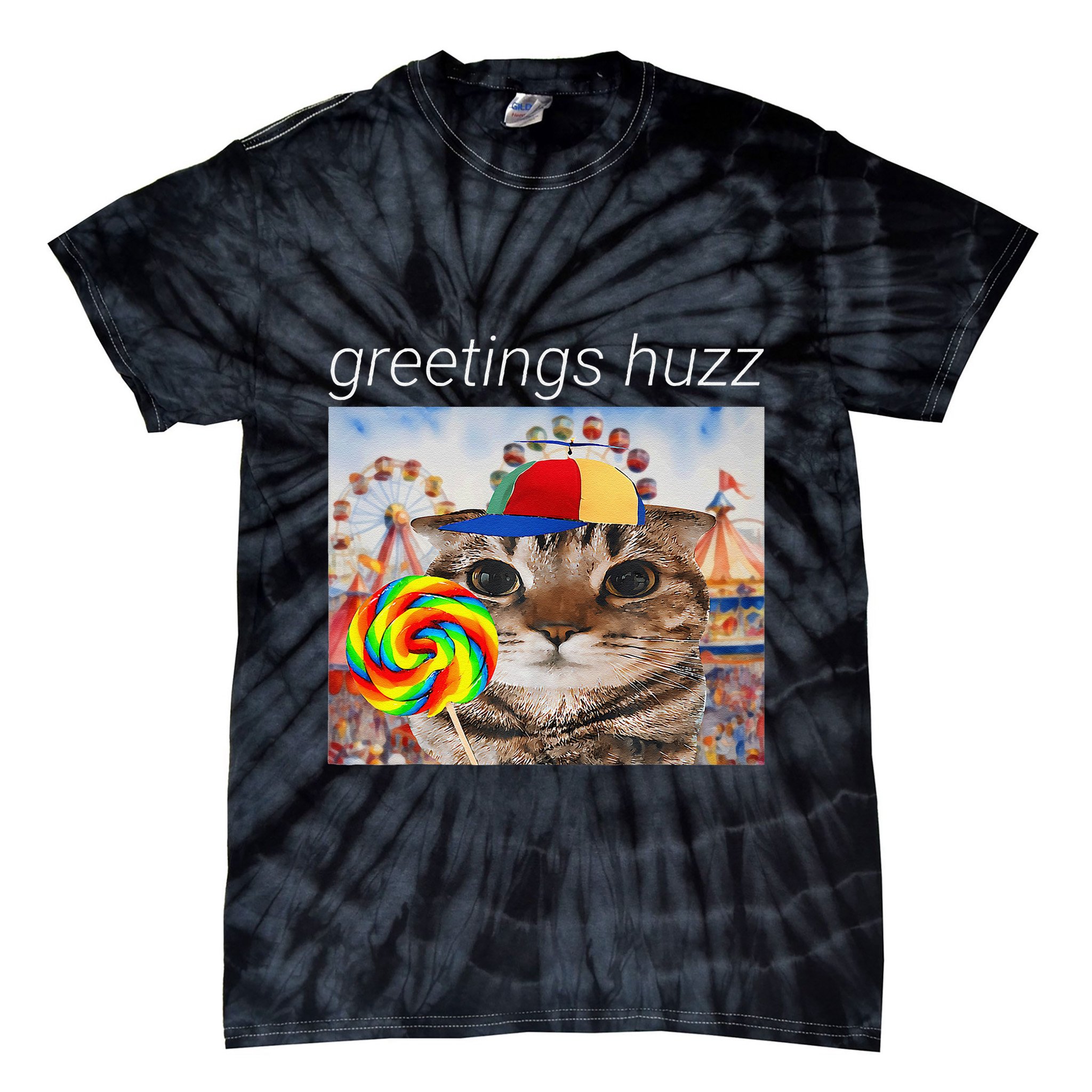 Lollipop Meme Tie-Dye T-Shirt