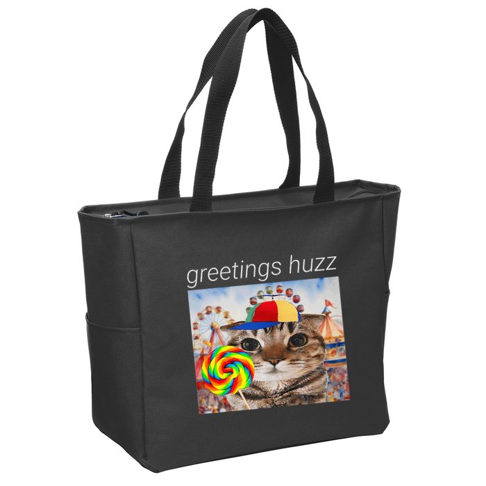 Lollipop Meme Zip Tote Bag