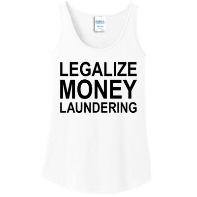 Legalize Money Laundering Ladies Essential Tank