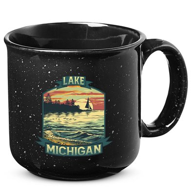 Lake Michigan 15oz Campfire Ceramic Mug