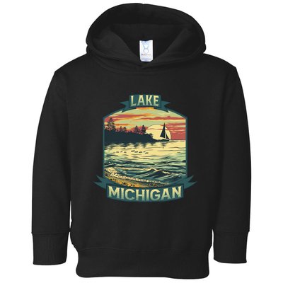 Lake Michigan Toddler Hoodie