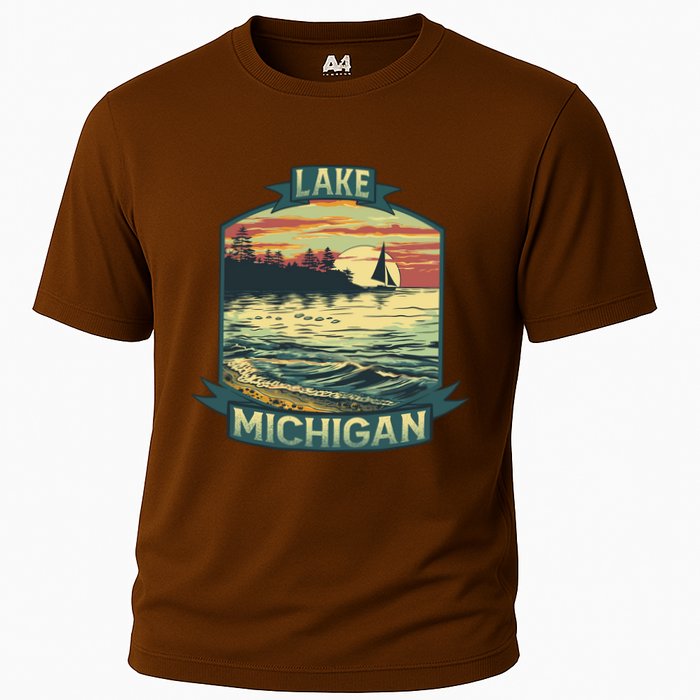Lake Michigan Cooling Performance Crew T-Shirt