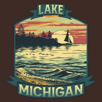 Lake Michigan Cooling Performance Crew T-Shirt