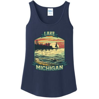 Lake Michigan Ladies Essential Tank