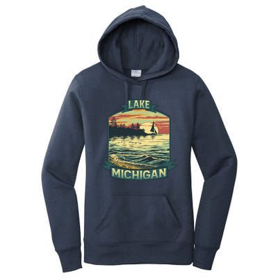 Lake Michigan Women's Pullover Hoodie