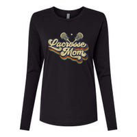 Lacrosse Mom Lacrosse Stick Sun Womens Cotton Relaxed Long Sleeve T-Shirt