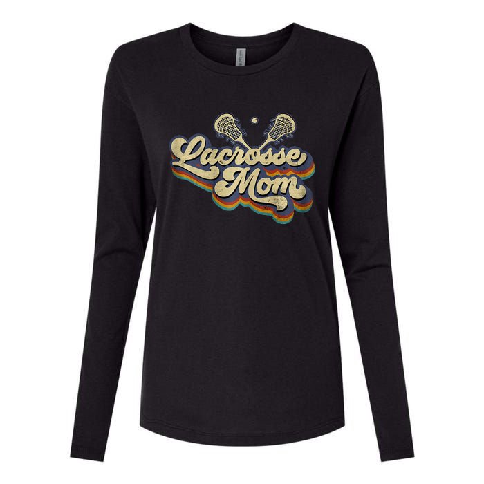 Lacrosse Mom Lacrosse Stick Sun Womens Cotton Relaxed Long Sleeve T-Shirt