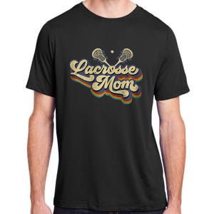 Lacrosse Mom Lacrosse Stick Sun Adult ChromaSoft Performance T-Shirt