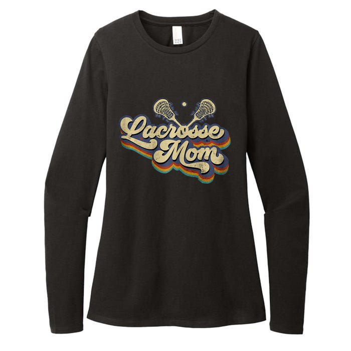 Lacrosse Mom Lacrosse Stick Sun Womens CVC Long Sleeve Shirt