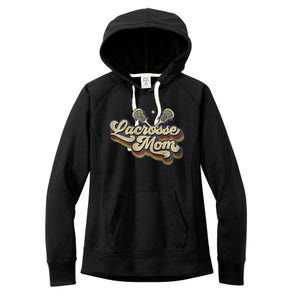 Lacrosse Mom Lacrosse Stick Sun Women's Fleece Hoodie