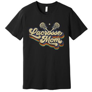 Lacrosse Mom Lacrosse Stick Sun Premium T-Shirt