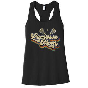 Lacrosse Mom Lacrosse Stick Sun Women's Racerback Tank