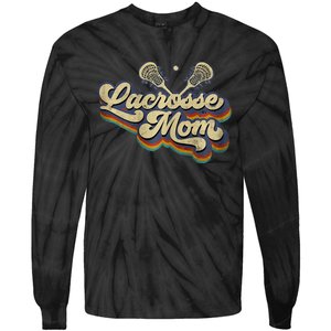 Lacrosse Mom Lacrosse Stick Sun Tie-Dye Long Sleeve Shirt