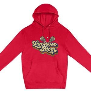 Lacrosse Mom Lacrosse Stick Sun Premium Pullover Hoodie