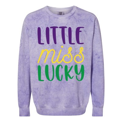 Little Miss Lucky Colorblast Crewneck Sweatshirt