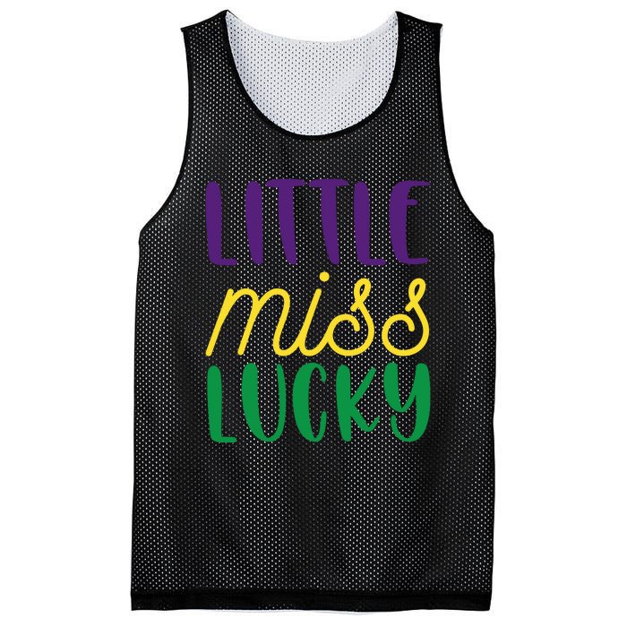 Little Miss Lucky Mesh Reversible Basketball Jersey Tank