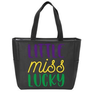 Little Miss Lucky Zip Tote Bag