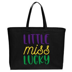 Little Miss Lucky Cotton Canvas Jumbo Tote