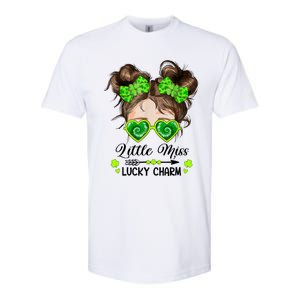 Little Miss Lucky Charm St Patricks Day Softstyle® CVC T-Shirt