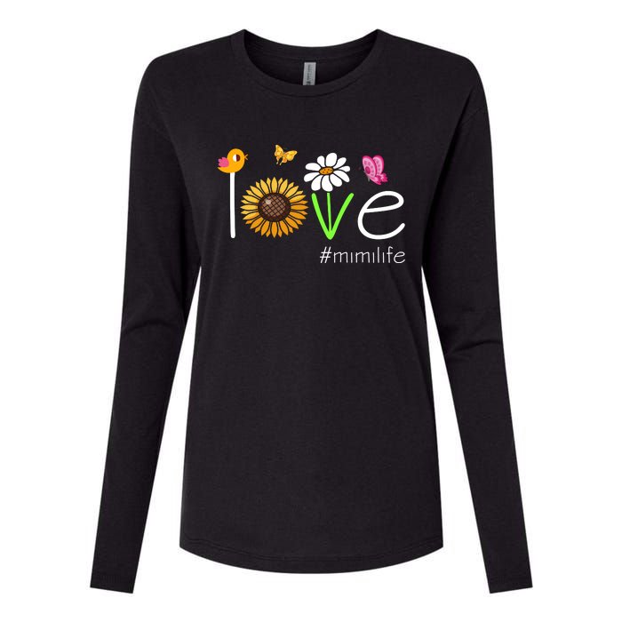 Love Mimi Life Cute Matching Family Womens Cotton Relaxed Long Sleeve T-Shirt