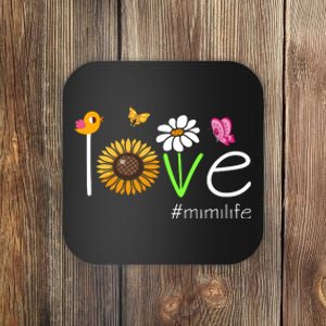 Love Mimi Life Cute Matching Family Coaster