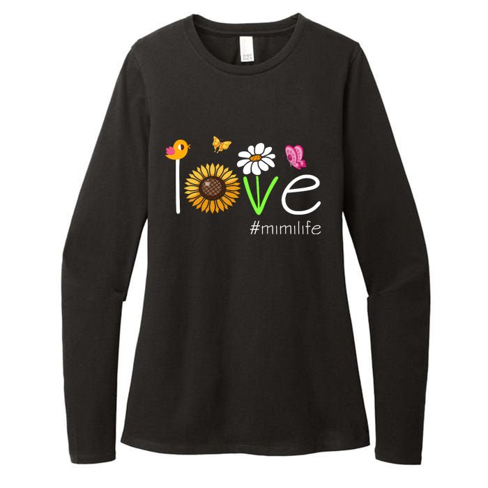 Love Mimi Life Cute Matching Family Womens CVC Long Sleeve Shirt