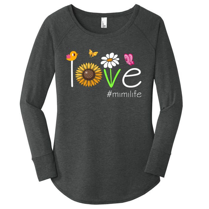 Love Mimi Life Cute Matching Family Women's Perfect Tri Tunic Long Sleeve Shirt