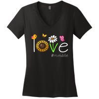 Love Mimi Life Cute Matching Family Women's V-Neck T-Shirt